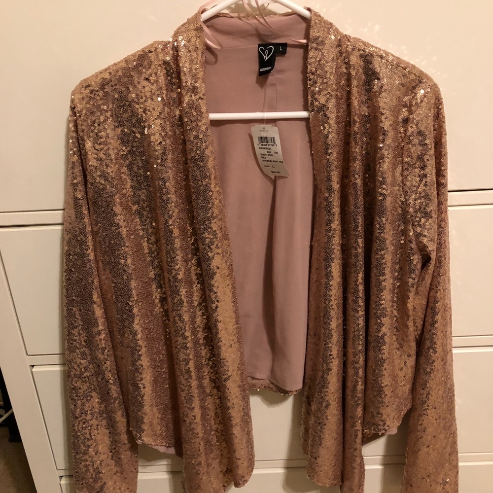 Sequin cardigan